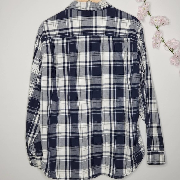 Faded Glory Button Down Shirt Plaid Sz Lg - Picture 3 of 8